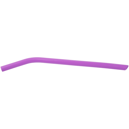 Purple Large Silicone Straw - 10"