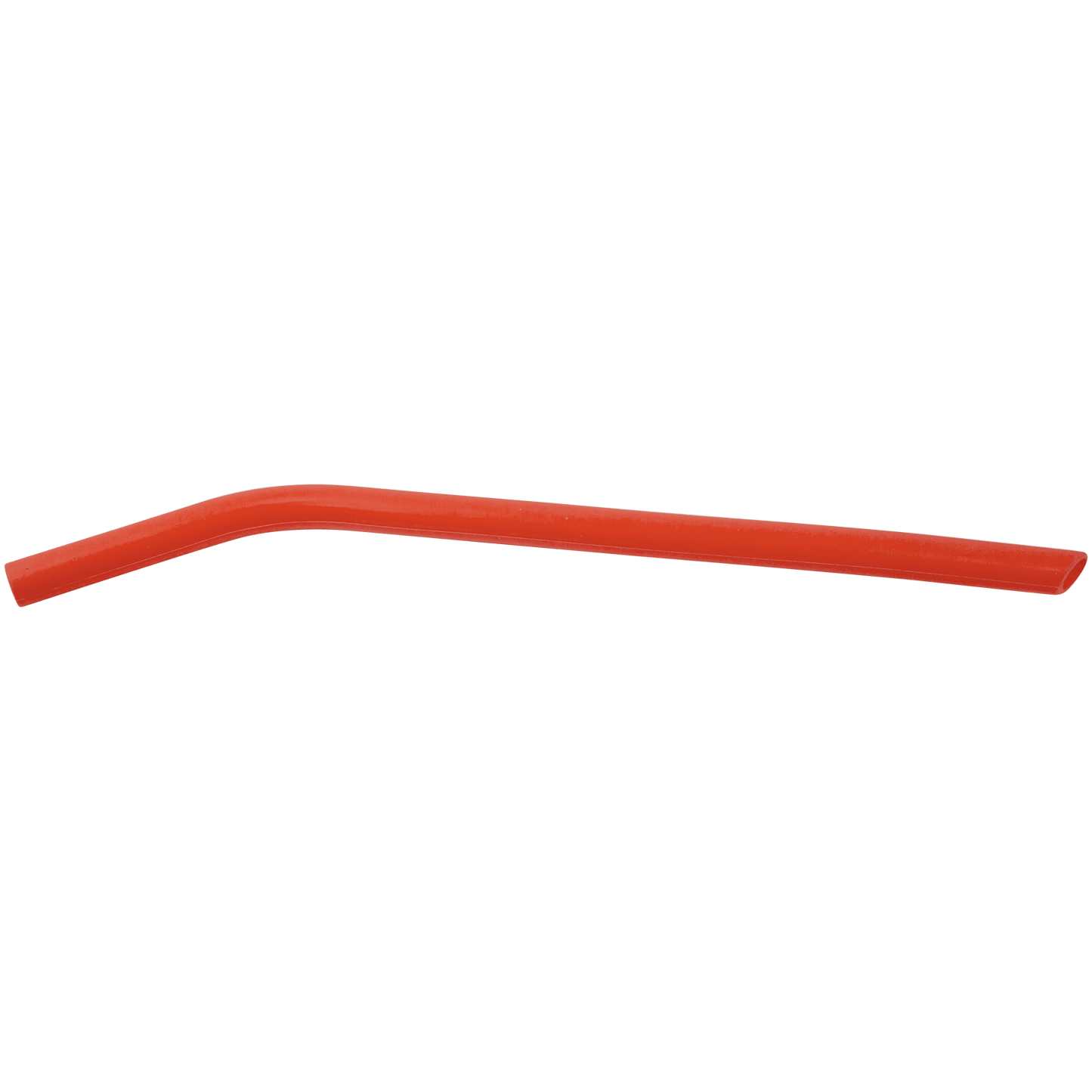 Red Large Silicone Straw - 10"