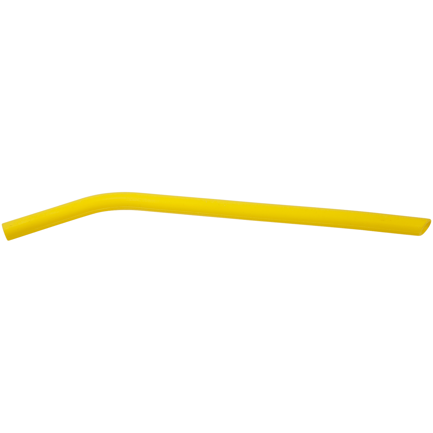 10" Yellow Large Silicone Straw