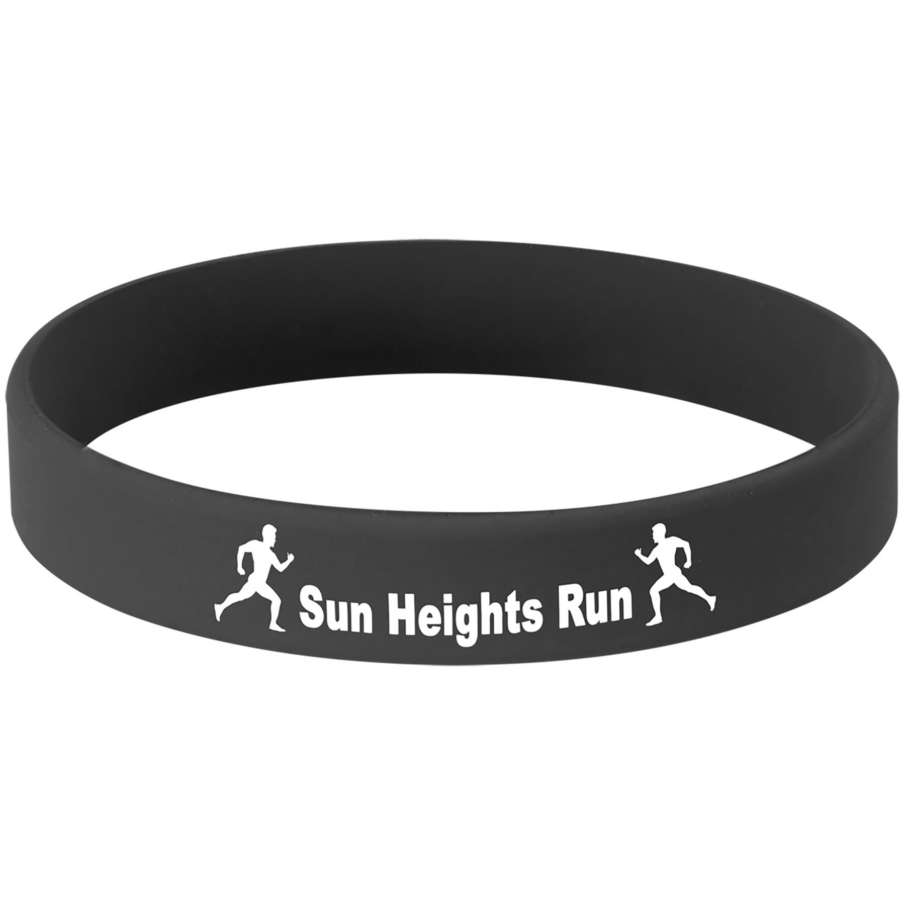 Black/White Engravable Bracelet - 4 1/8"