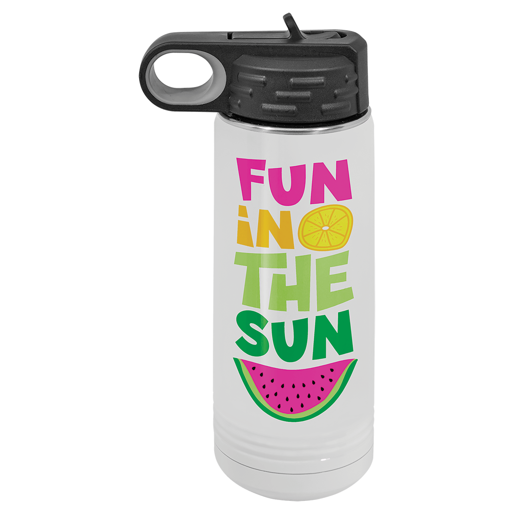 oz. White Polar Camel Sublimatable Water Bottle - 20