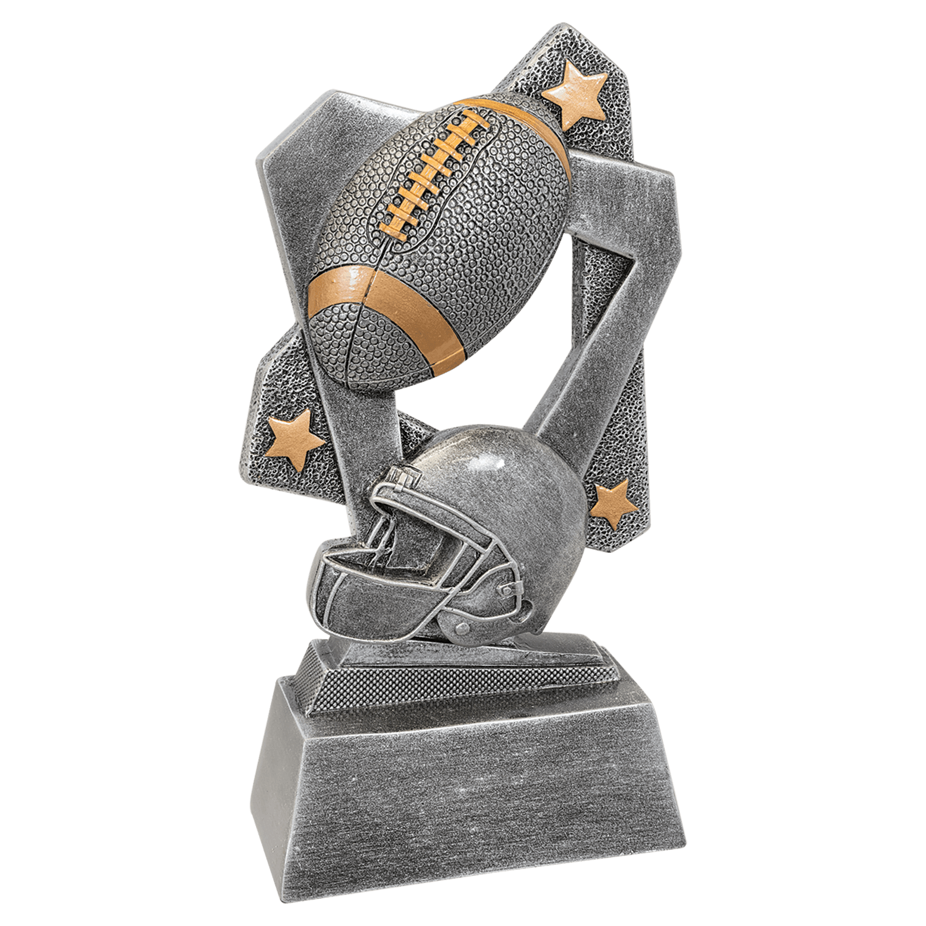 Football Triumph Resin - 6 1/2"