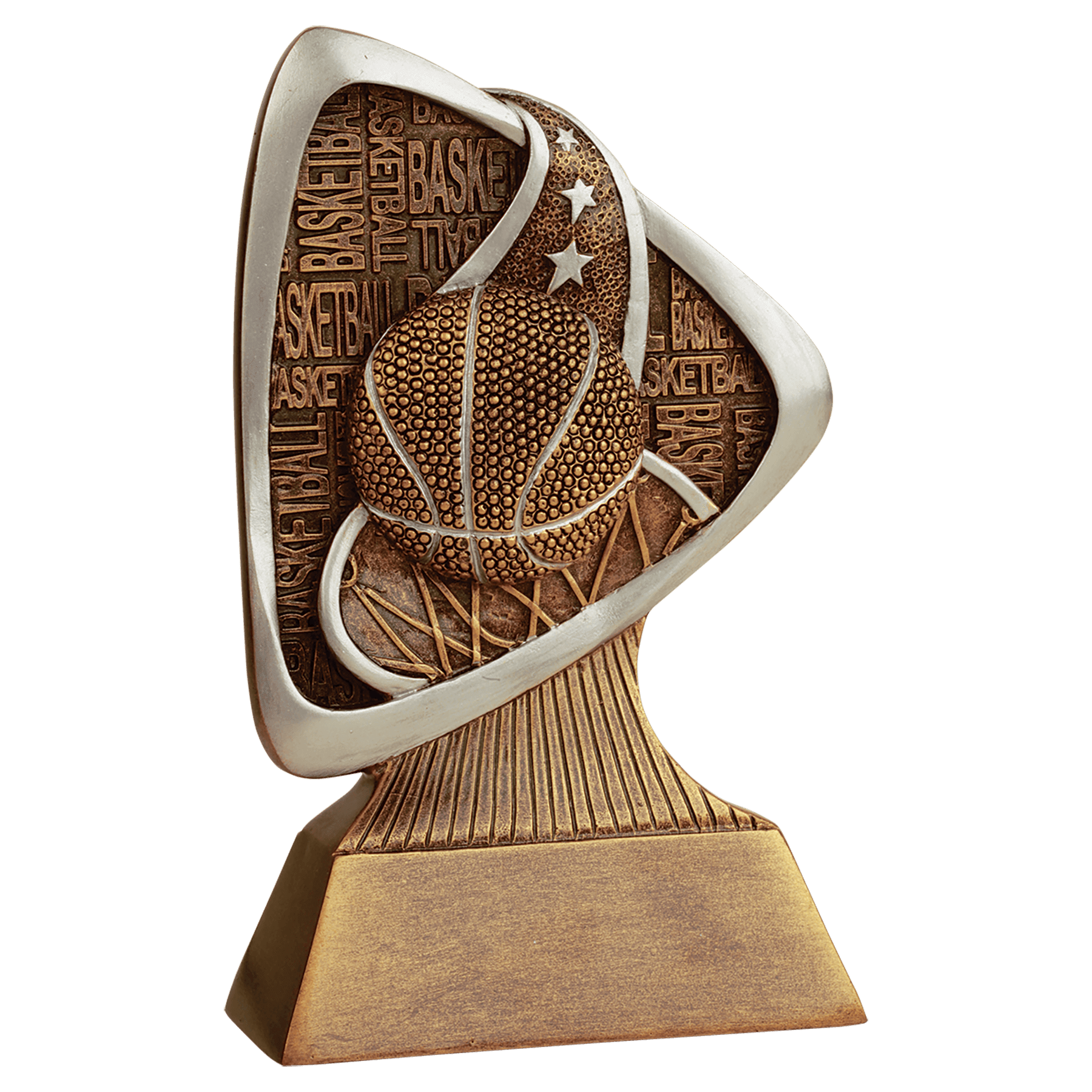 Basketball Triad Resin - 5 1/2"