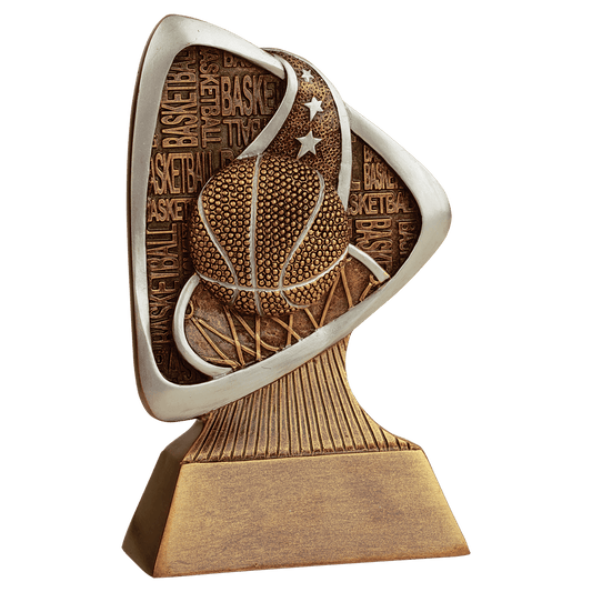 Basketball Triad Resin - 5 1/2"
