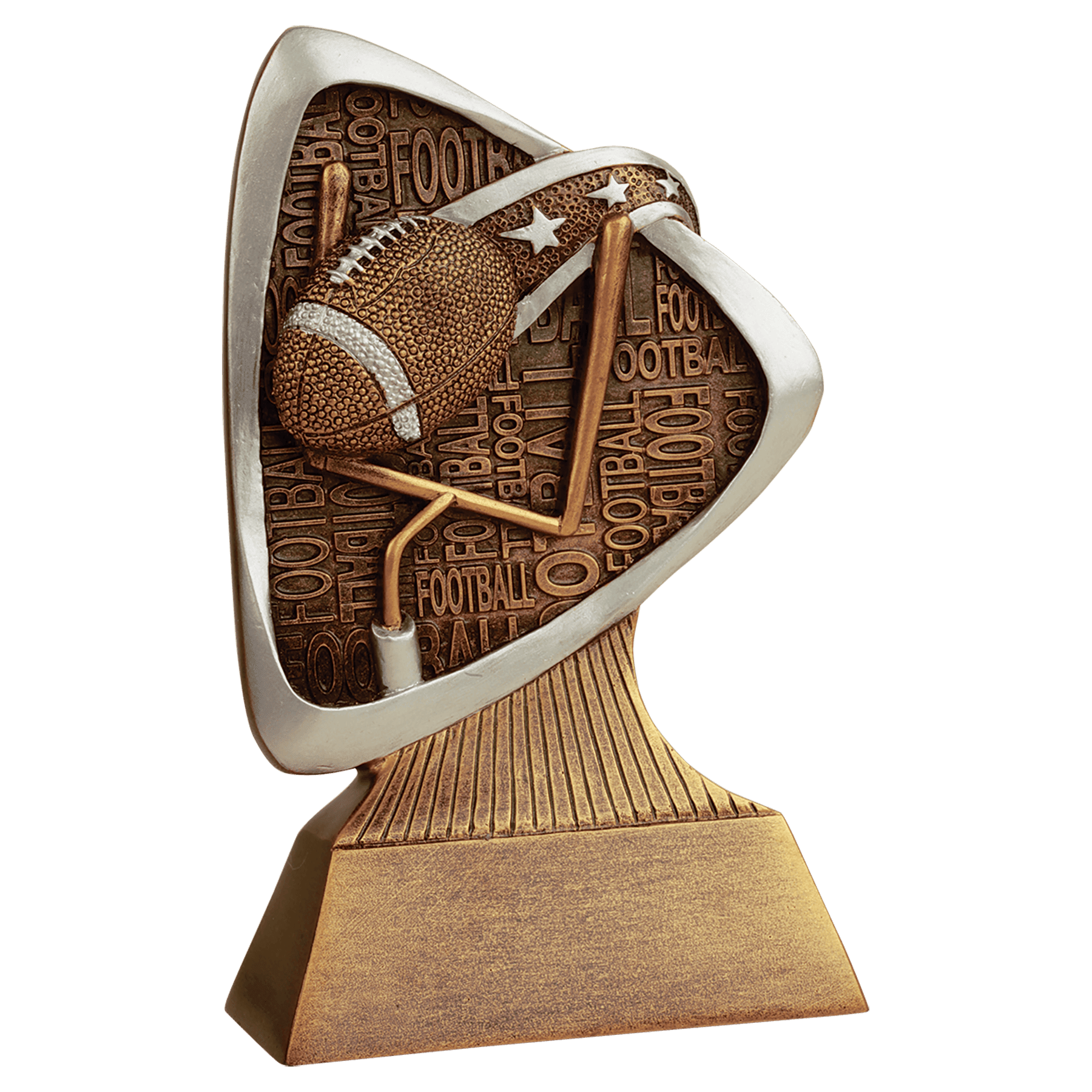 Football Triad Resin - 5 1/2"