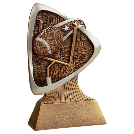 Football Triad Resin - 5 1/2"