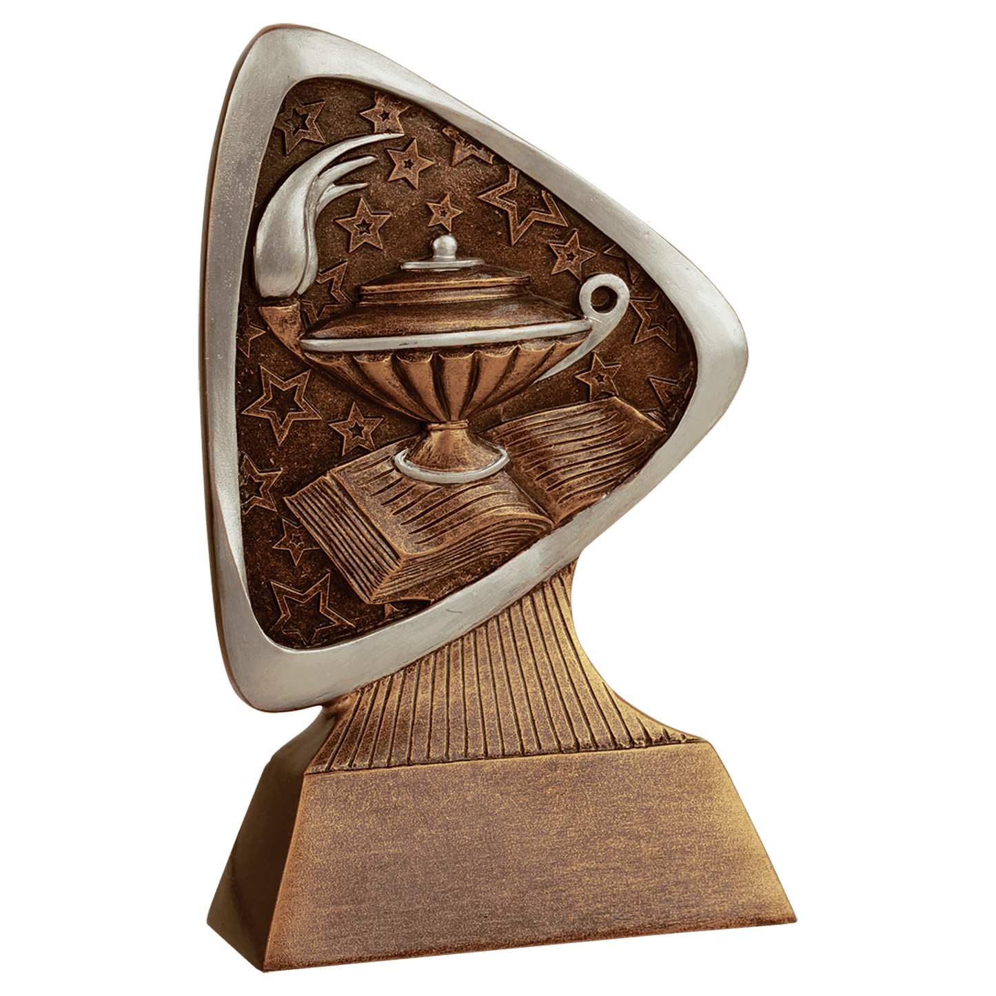 Lamp of Knowledge Triad Resin - 5 1/2"