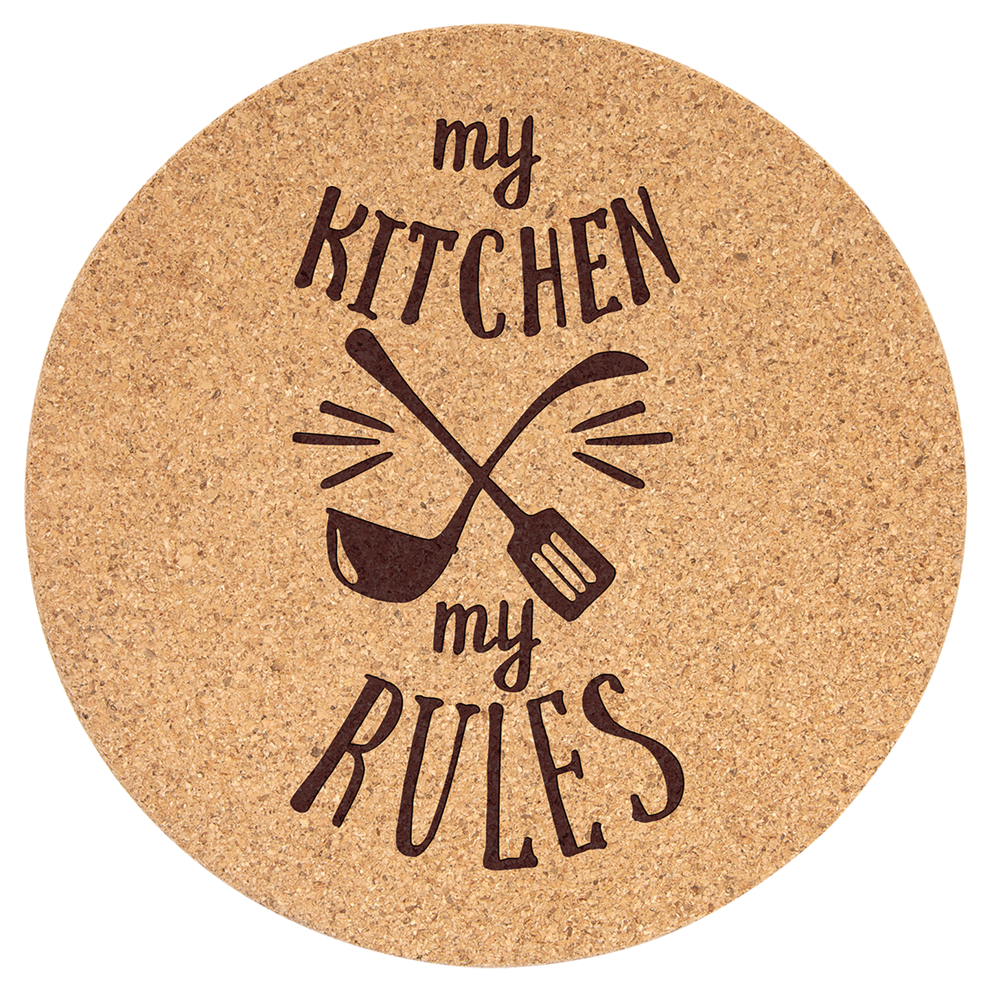 Round Cork Trivet - 7 1/2"