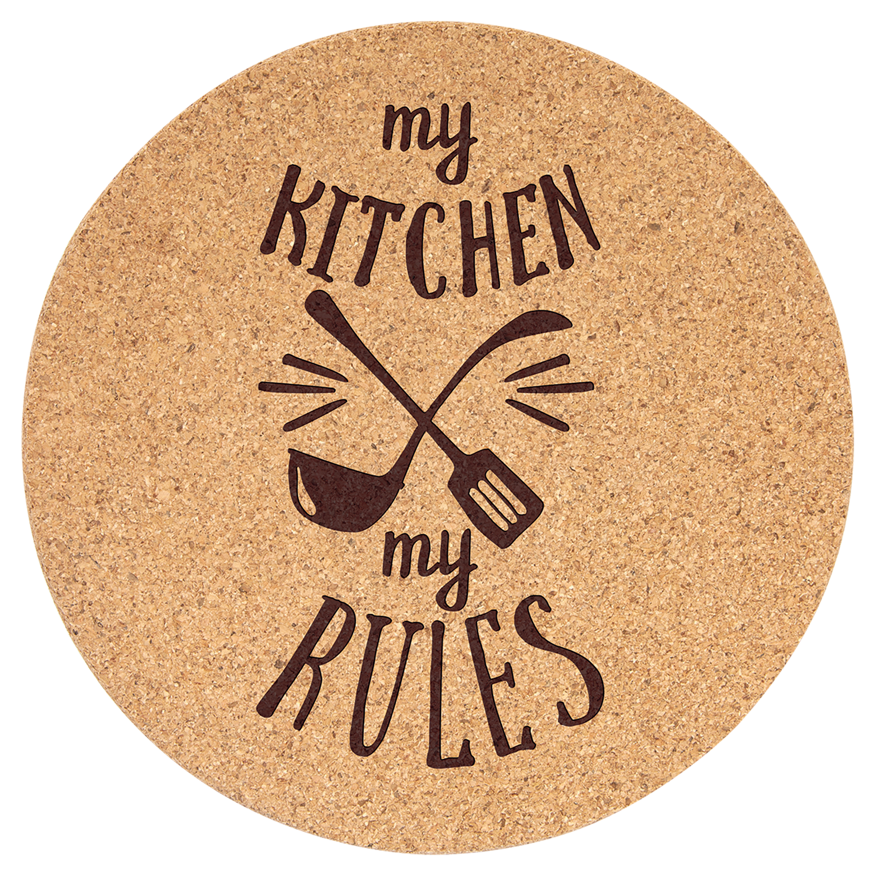 Round Cork Trivet - 7 1/2"