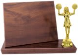 8" x 6" Value Cherry Finish Standup Plaque