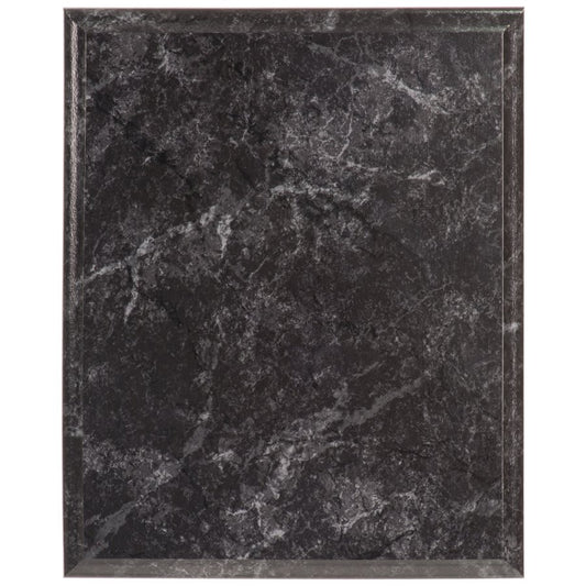 7" x 9" Value Improved Black Marble Plaque