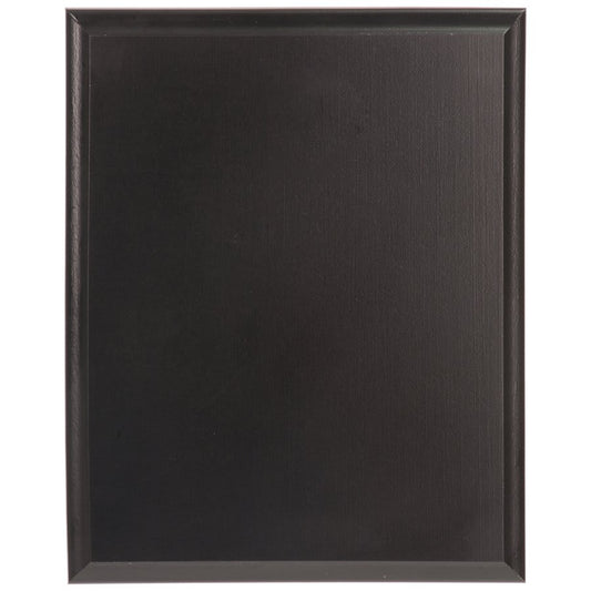 7" x 9" Value Solid Black Finish Plaque