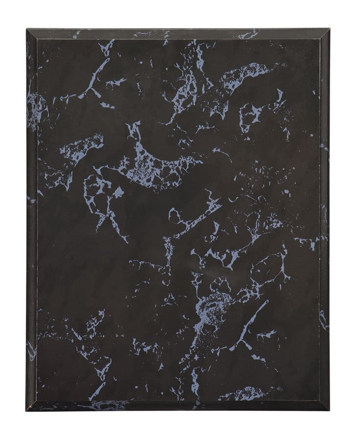 5" x 7" Value Black Marble Finish Plaque