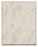 8" x 10" Value White Marble Finish Plaque