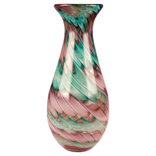 Swirl Art Glass Vase - 14 1/2"