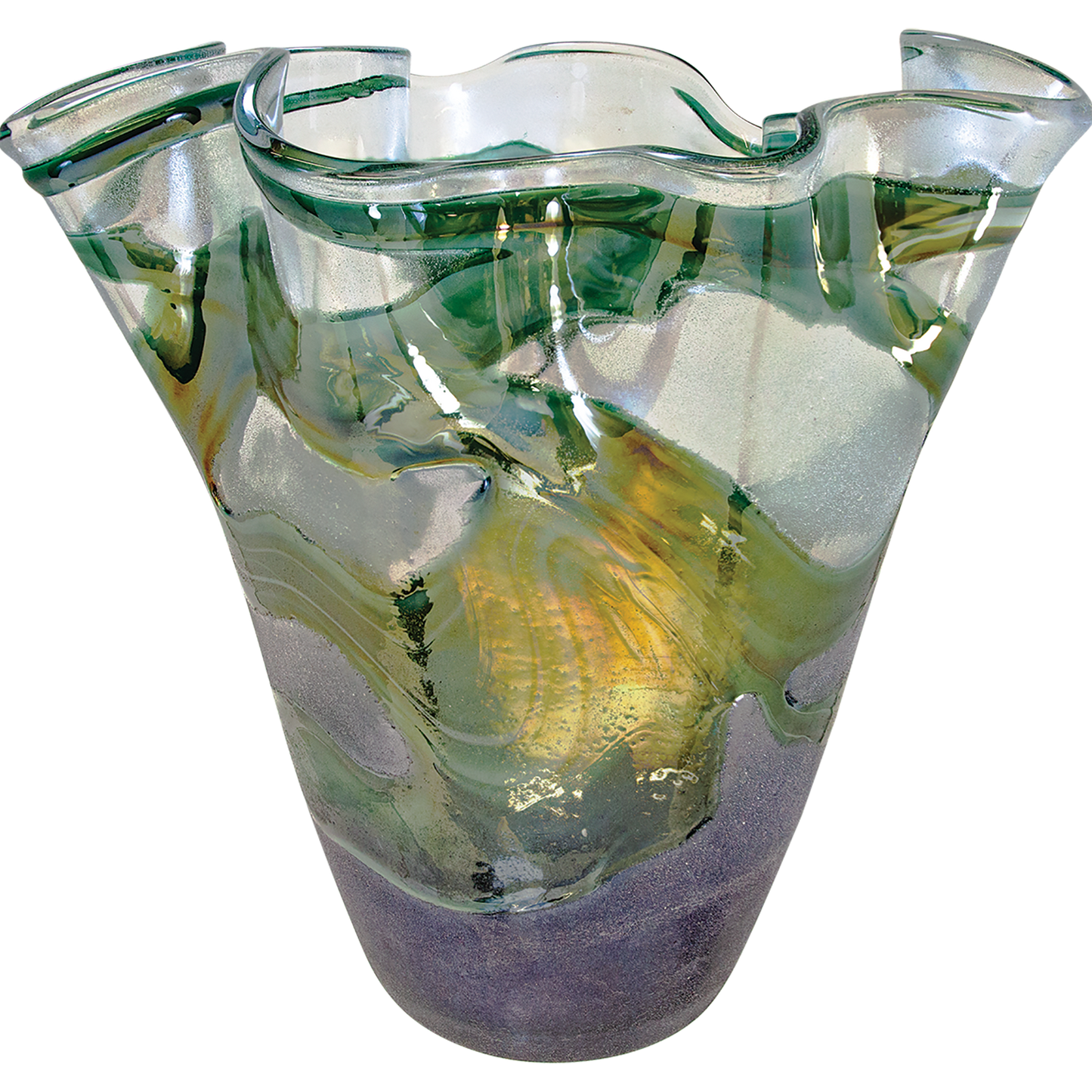 Art Glass Vase - 11 1/4"