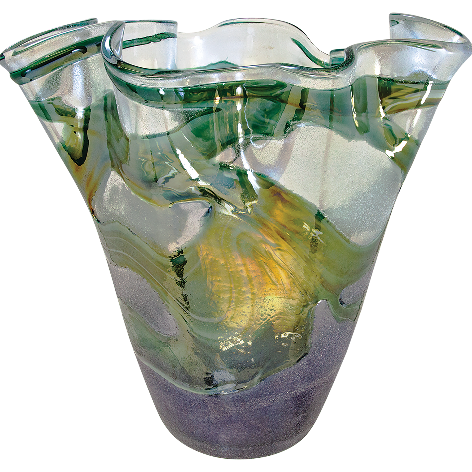 Art Glass Vase - 11 1/4"