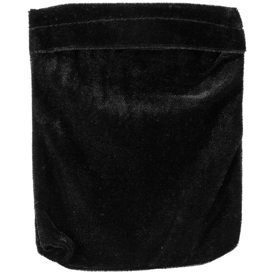 12" x 15" Black Fold-Over Velvet Bag