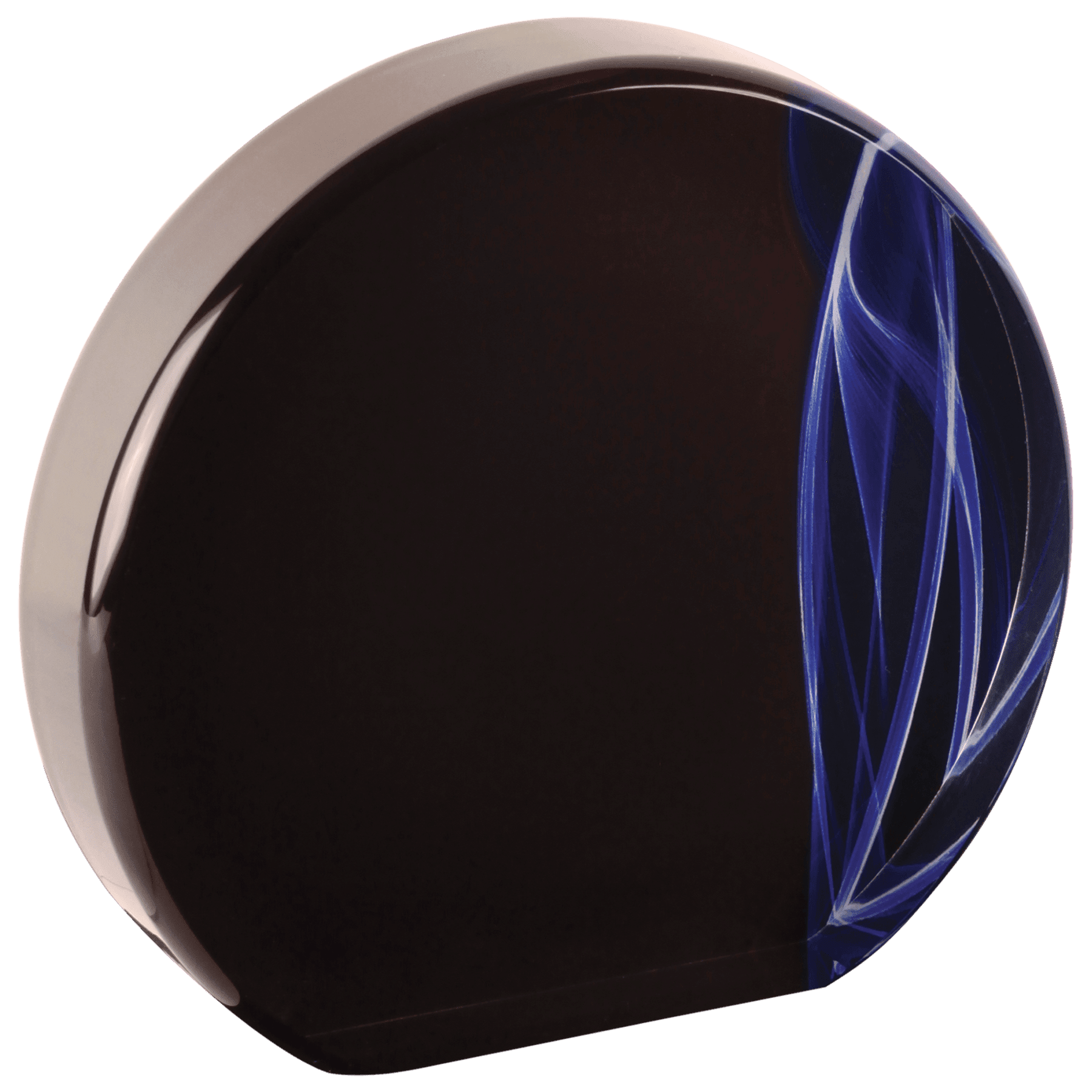 Round Blue Vapor Acrylic - 6"