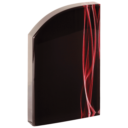 Wave Red Vapor Acrylic - 8"