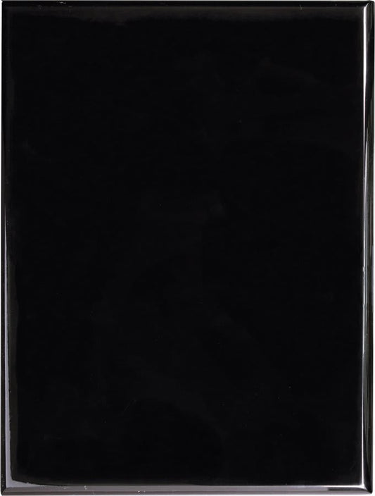 10 1/2" x 13" Value Black Piano Finish Plaque