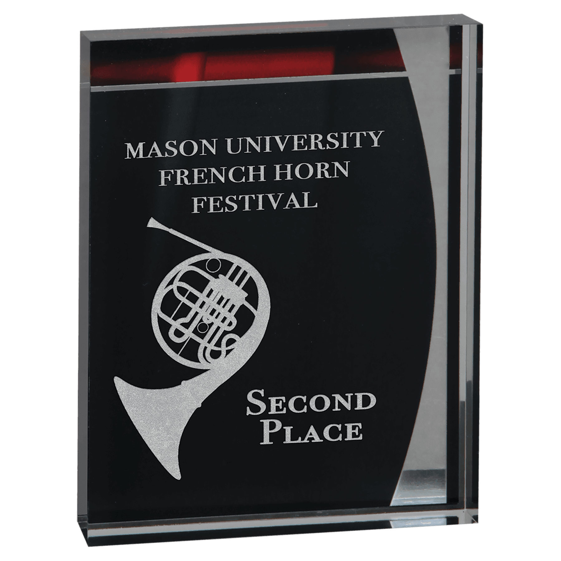 Lustre Acrylic Standup Plaque - 5 1/4" x 6 1/2"