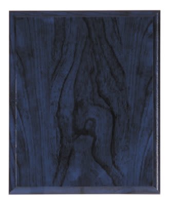 12" x 15" Blue Woodgrain Plaque