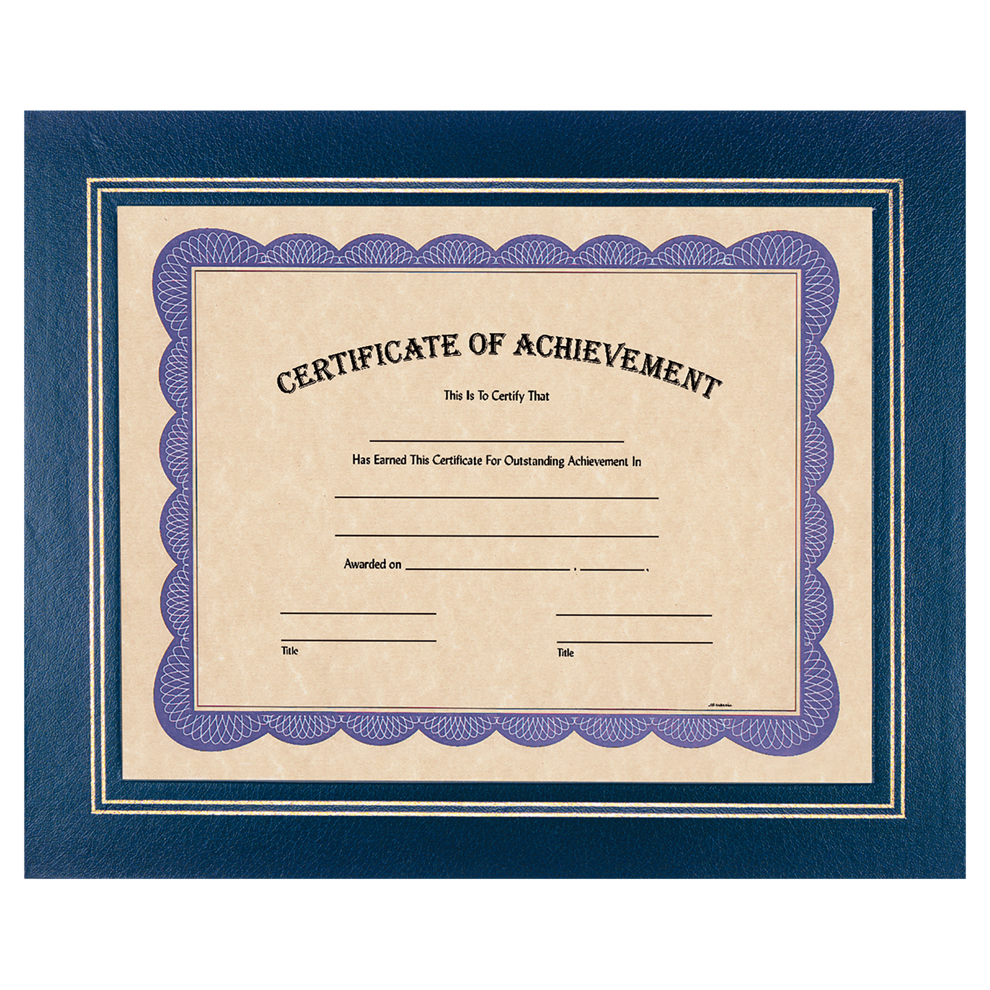 Blue Certificate Holder - 13 1/4" x 10 3/4"