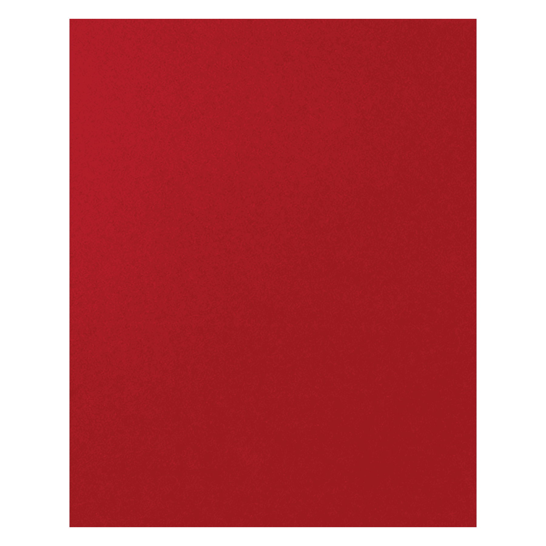 14" x 21" Red Velour Backing