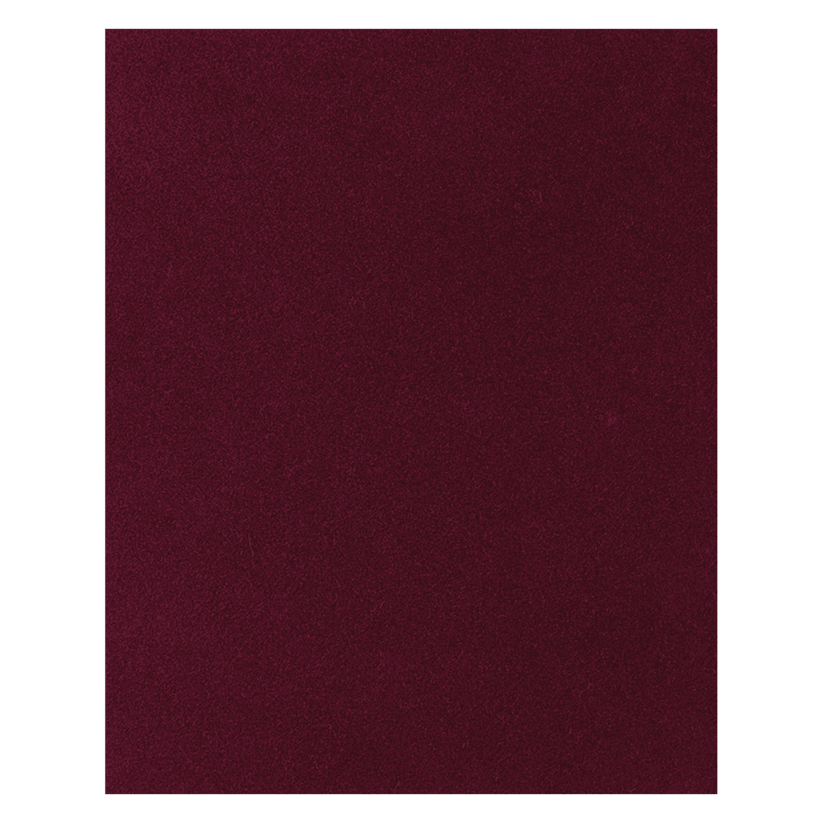 9" x 12" Maroon Velour Backing