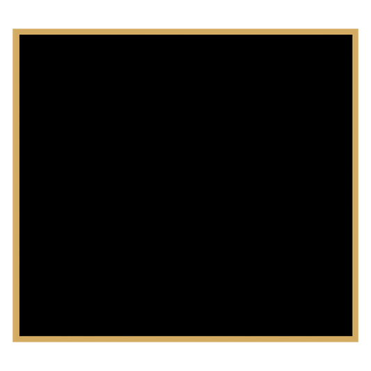 2 1/2" x 2 3/4" Black Laserable Brass Plaque Plate with Gold Border