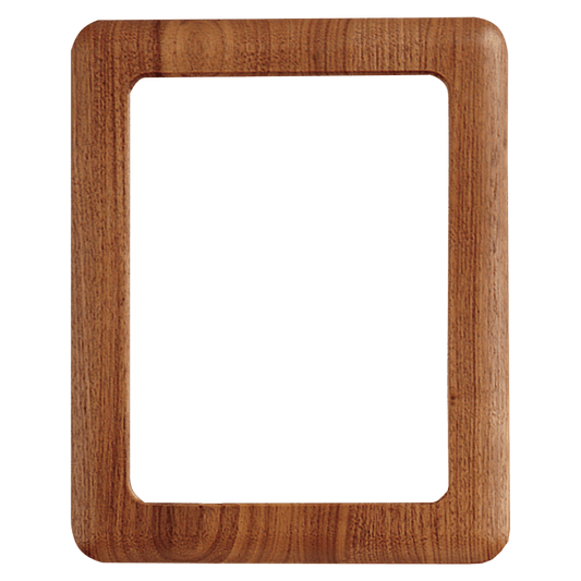 14" x 17" American Walnut Airflyte Frame with Rounded Corners-Frame Only, Backing Sold Separately