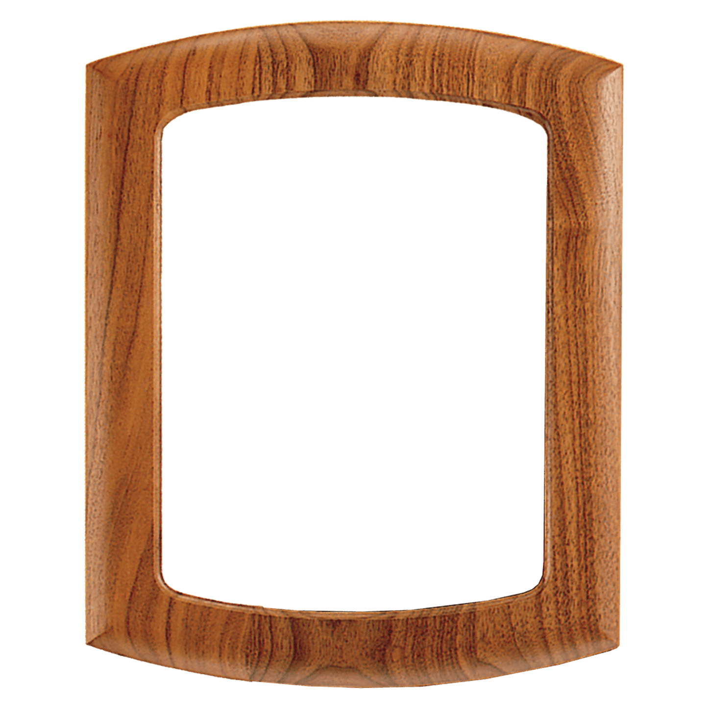 14" x 17" American Walnut Frame with Arched Top and Bottom-Frame Only, Backing not Included