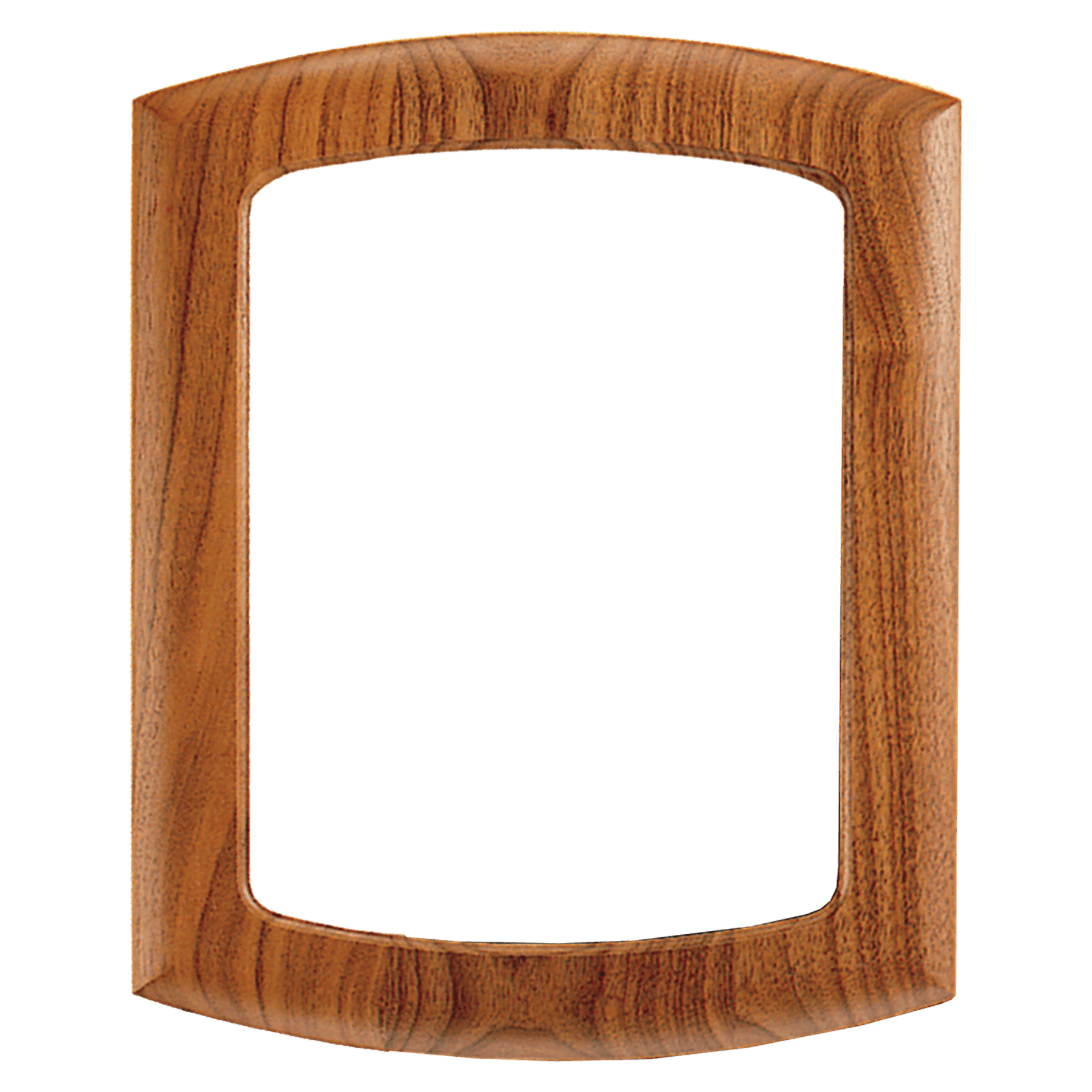 14" x 17" American Walnut Frame with Arched Top and Bottom-Frame Only, Backing not Included