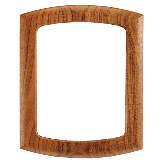 14" x 17" American Walnut Frame with Arched Top and Bottom-Frame Only, Backing not Included