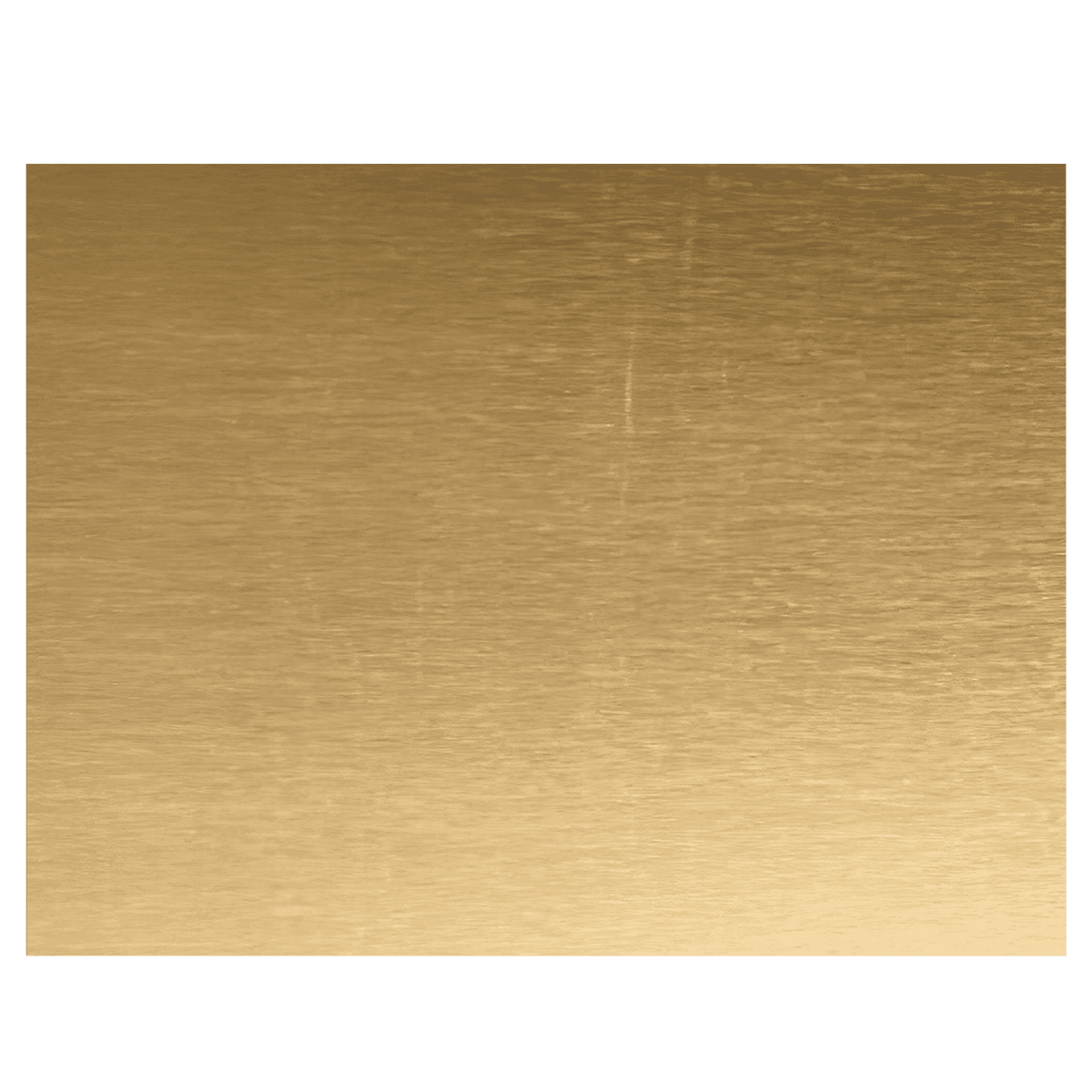 9 5/8" x 12 5/8" Brushed Brass Metal Backing Plate-No Holes