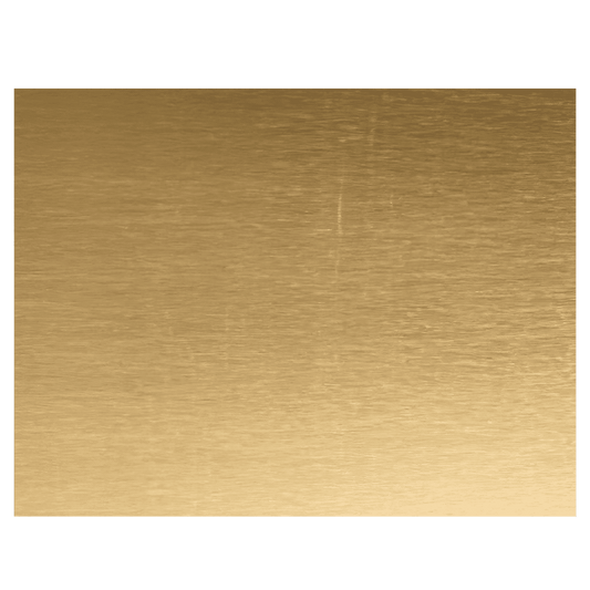 9 5/8" x 12 5/8" Brushed Brass Metal Backing Plate-No Holes