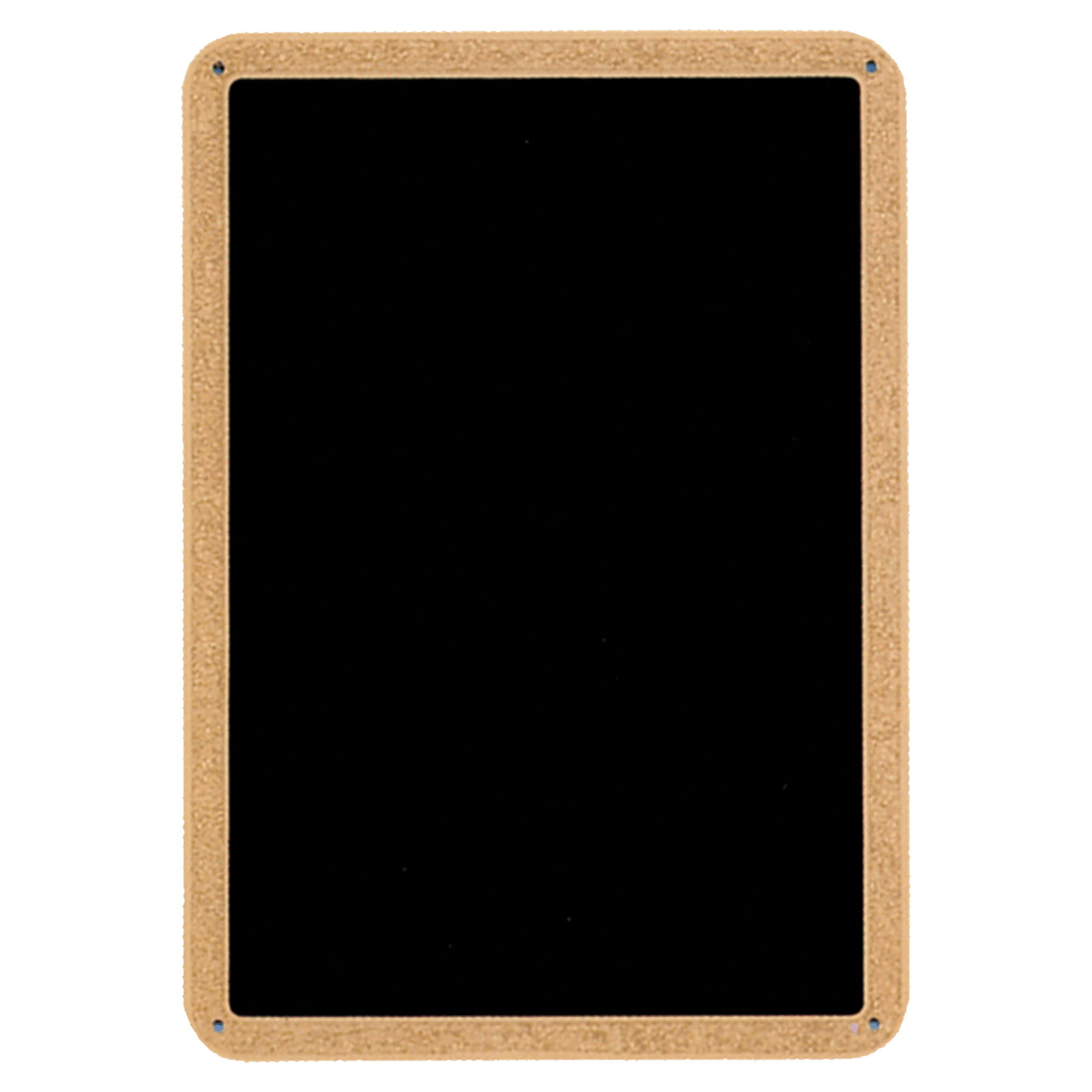 8 1/2" x 10" Brass Plated Steel Black Textured Plate with Gold Border