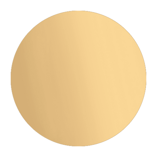2 1/2" Brushed Brass Disc