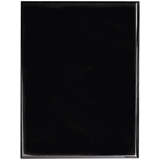 8" x 10" Black High Lustr Plaque