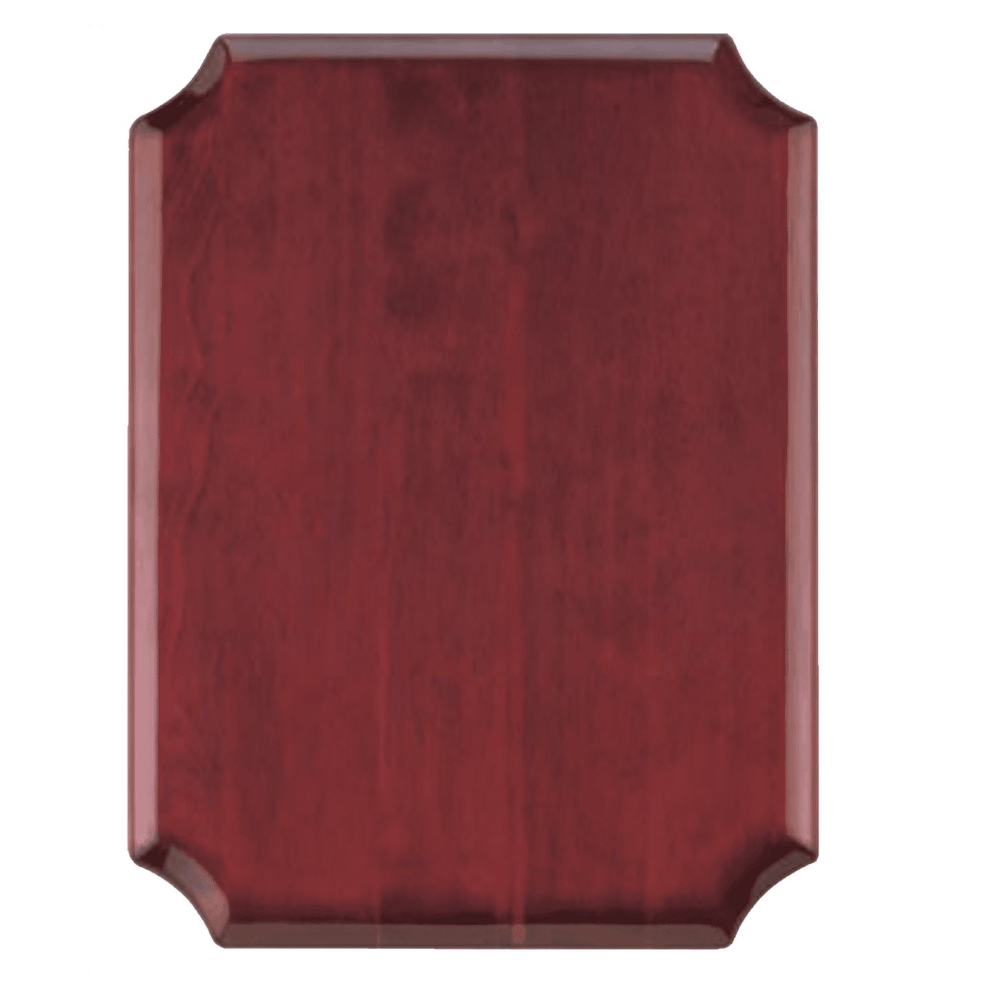 11" x 15" Rosewood Piano Plaque with Notched Corners