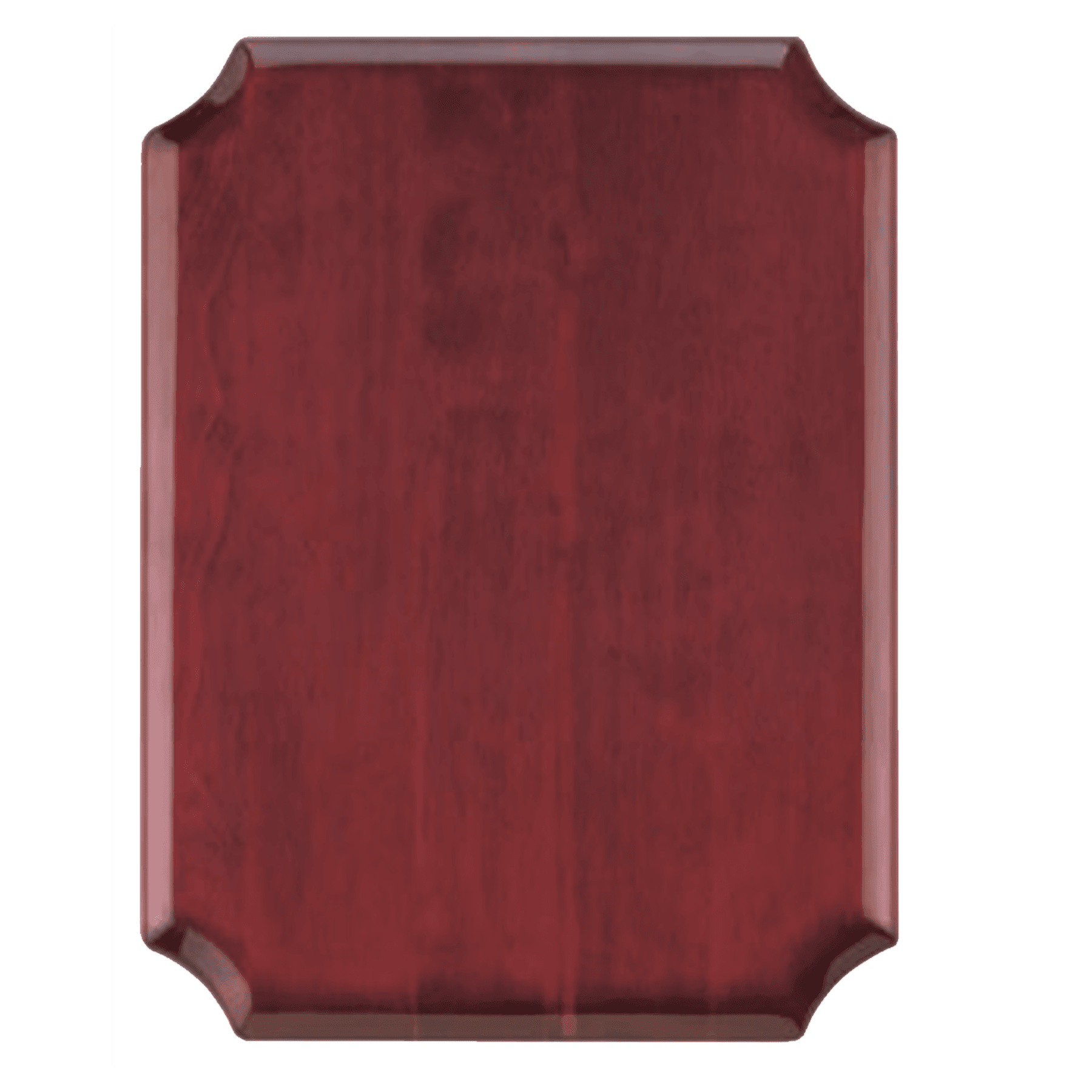 11" x 15" Rosewood Piano Plaque with Notched Corners
