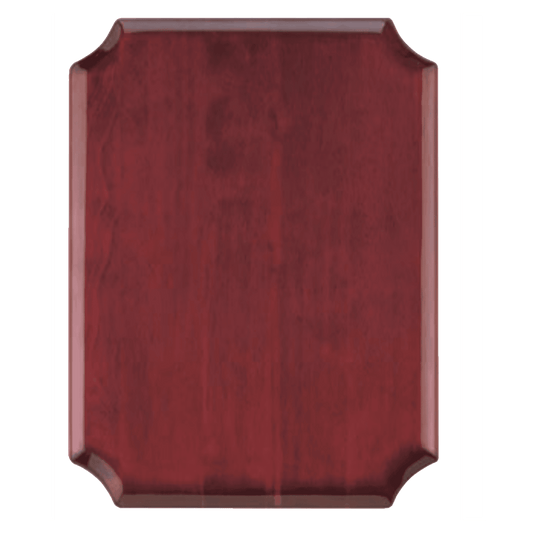 11" x 15" Rosewood Piano Plaque with Notched Corners