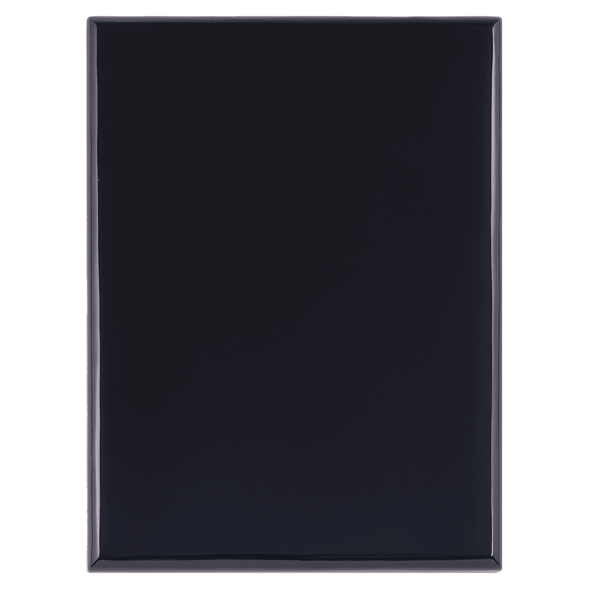 9" x 12" Black Piano Finish Plaque